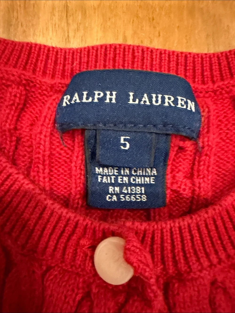 Ralph Lauren Cable-Knit Cardigan Sweater